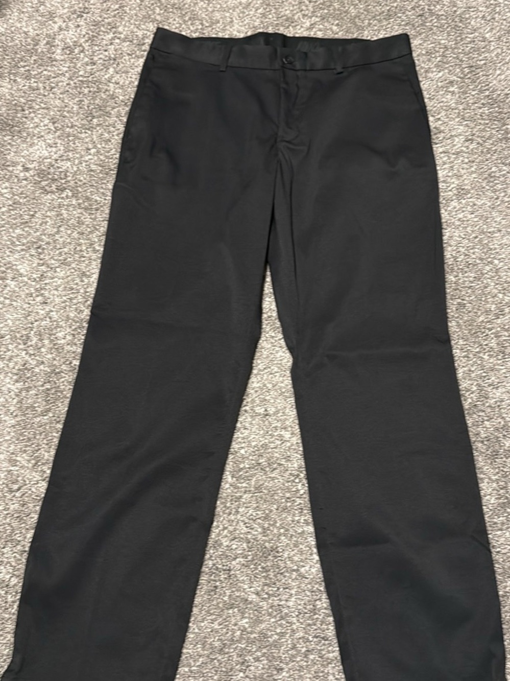 Nike Dri-Fit Men's Black Straight-Leg Pants 32x30